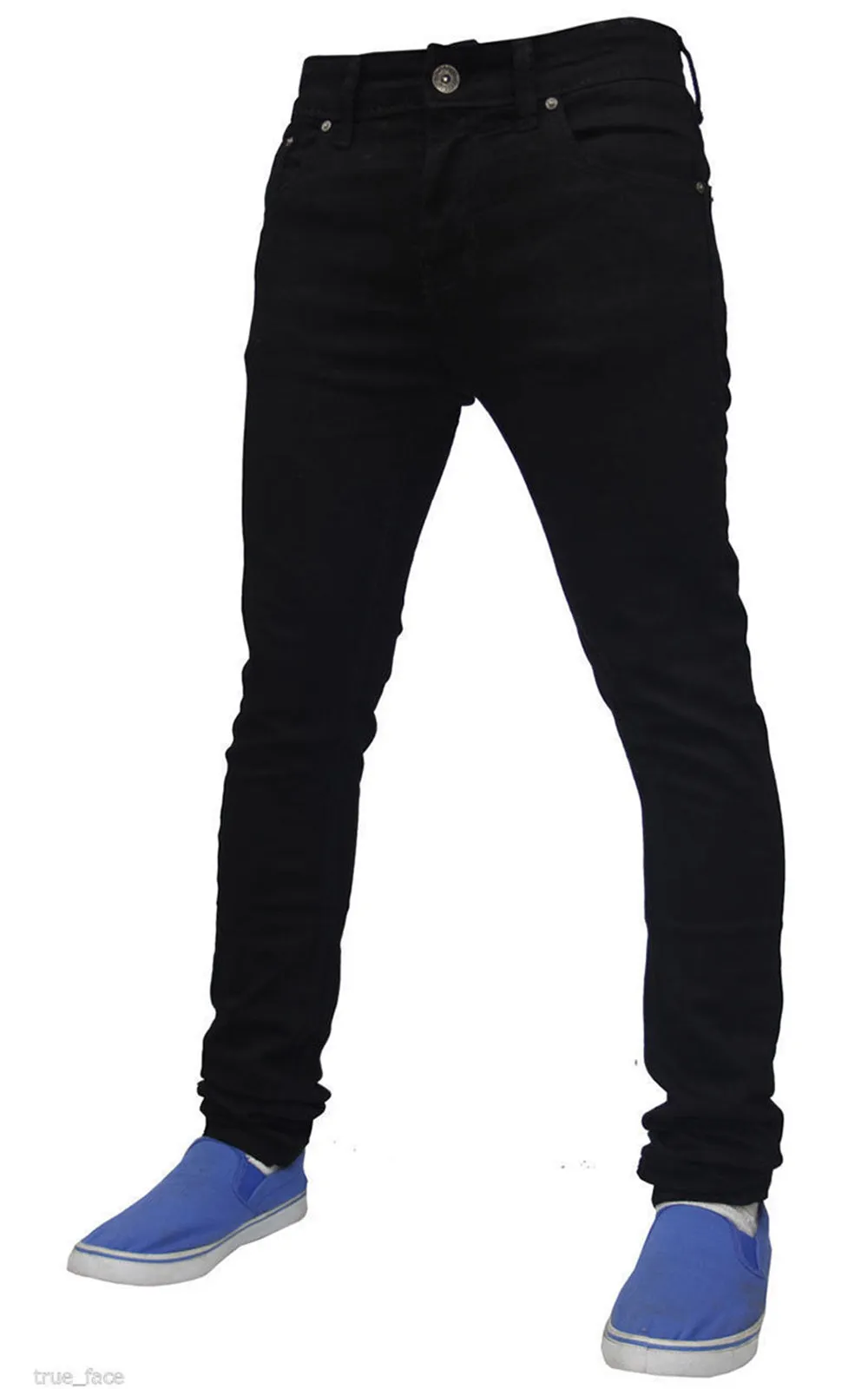 True Face Mens Super Skinny Stretchable Jeans